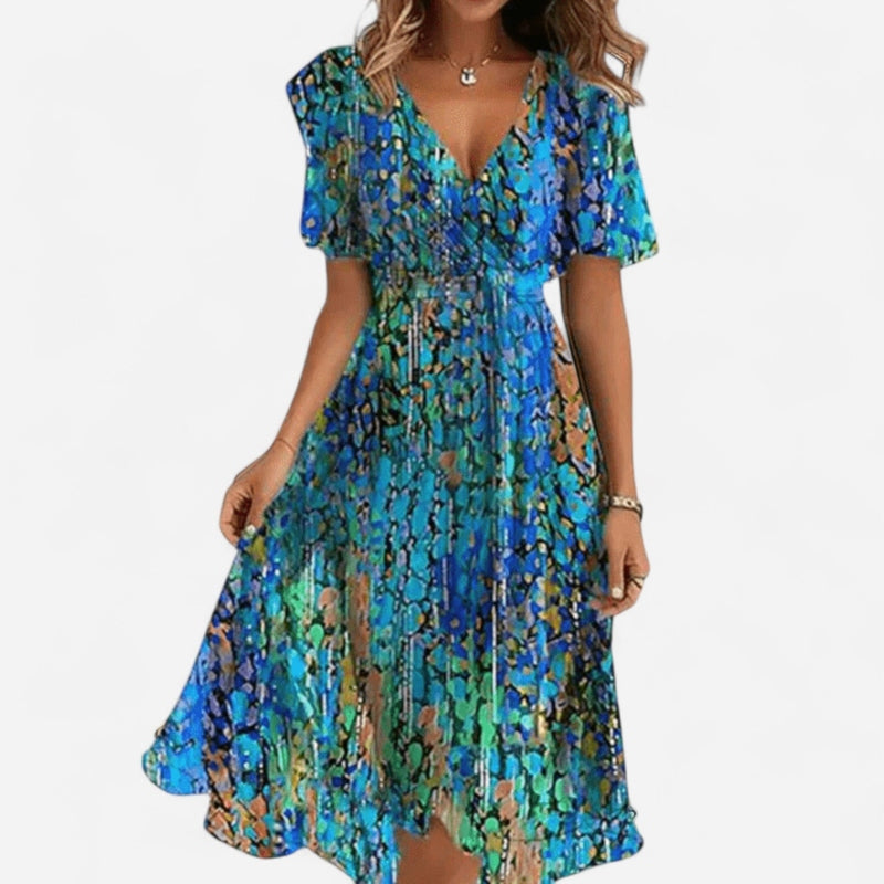 Québec Élégance Dress Anastasia - Robe Élégante en Soie pour Occasions Spéciales