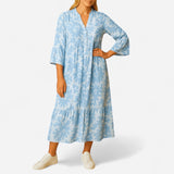 Québec Élégance Dress Annelie - Robe d'été élégante à décolleté en V pour femmes