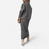 Québec Élégance Dress Ashley - Ensemble Tricot Automne/Hiver Élégant et Confortable