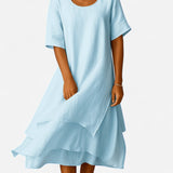 Québec Élégance Dress Ebba - Robe Longue Élégante et Flatteuse pour Femmes Chic