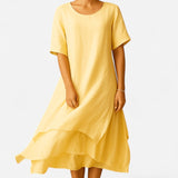 Québec Élégance Dress Ebba - Robe Longue Élégante et Flatteuse pour Femmes Chic
