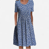 Québec Élégance Dress Erin - Robe Fleurie Élégante pour Toutes Occasions