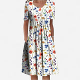Québec Élégance Dress Erin - Robe Fleurie Élégante pour Toutes Occasions