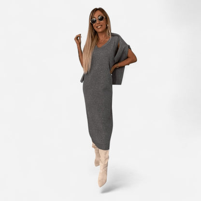 Québec Élégance Dress Nicolette - Ensemble de tricots pour femmes élégant et confortable