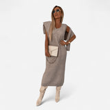 Québec Élégance Dress Nicolette - Ensemble de tricots pour femmes élégant et confortable