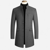Québec Élégance Frederik - Manteau de laine occasionnel pour homme élégant