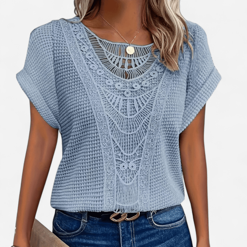 Québec Élégance Helena - Chemise femme élégante en coton respirant