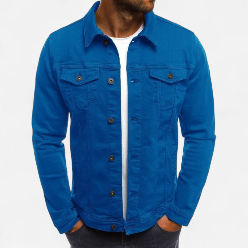 Québec Élégance JACKET Steve - Veste en jean confortable et stylée pour homme