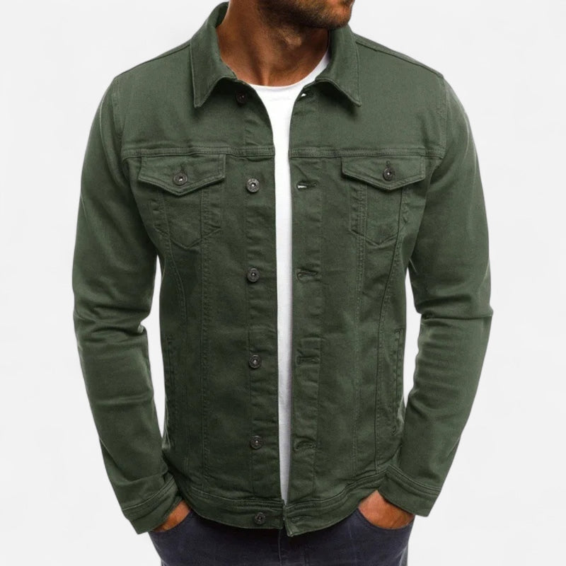Québec Élégance JACKET Steve - Veste en jean confortable et stylée pour homme