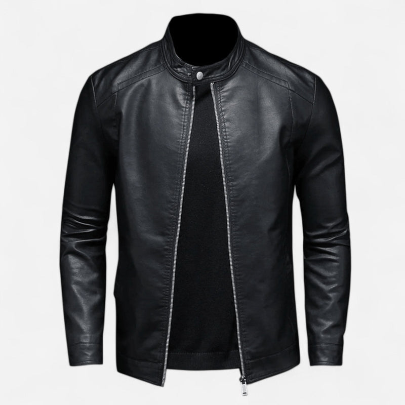 Québec Élégance JACKET Yeoj - Veste en cuir slim fit pour un look élégant