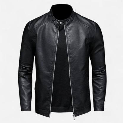 Québec Élégance JACKET Yeoj - Veste en cuir slim fit pour un look élégant