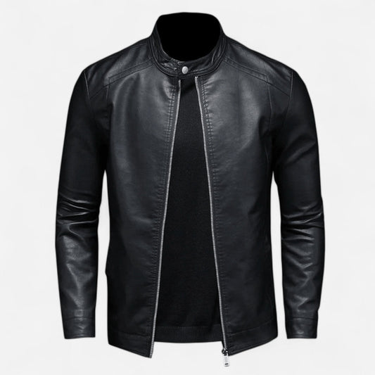 Québec Élégance JACKET Yeoj - Veste en cuir slim fit pour un look élégant