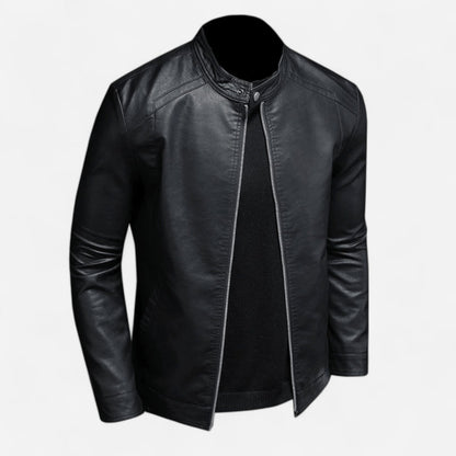 Québec Élégance JACKET Yeoj - Veste en cuir slim fit pour un look élégant