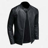 Québec Élégance JACKET Yeoj - Veste en cuir slim fit pour un look élégant