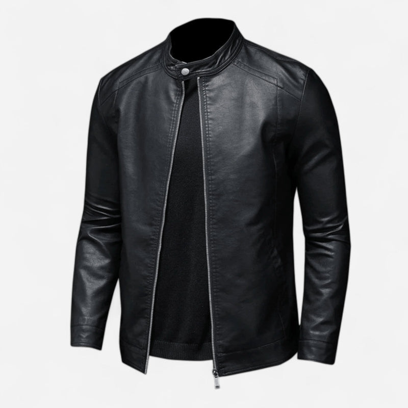 Québec Élégance JACKET Yeoj - Veste en cuir slim fit pour un look élégant