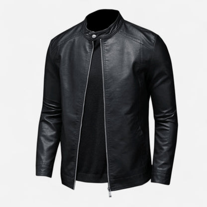 Québec Élégance JACKET Yeoj - Veste en cuir slim fit pour un look élégant