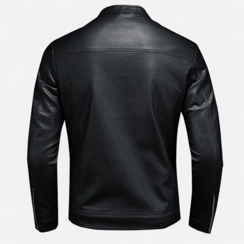 Québec Élégance JACKET Yeoj - Veste en cuir slim fit pour un look élégant