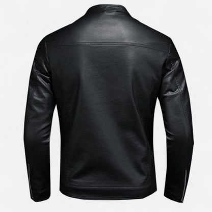 Québec Élégance JACKET Yeoj - Veste en cuir slim fit pour un look élégant