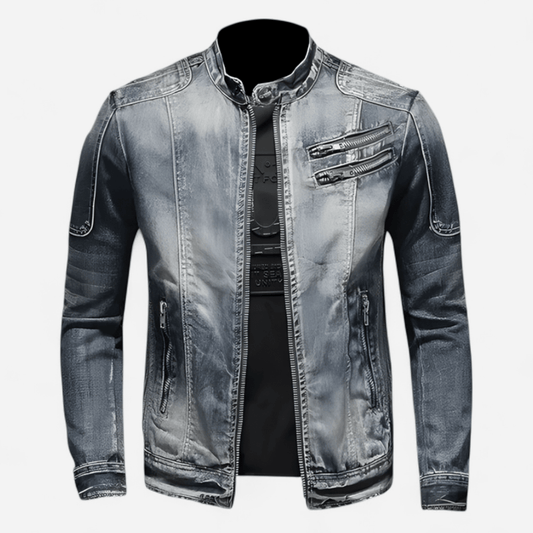 Québec Élégance Jacket Ben - Veste en denim robuste au style moderne et intemporel