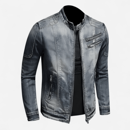 Québec Élégance Jacket Ben - Veste en denim robuste au style moderne et intemporel