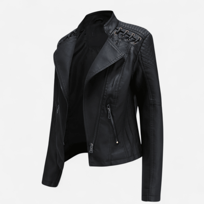 Québec Élégance Jacket Debby - Veste en cuir élégante et intemporelle pour femme
