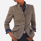 Québec Élégance Jacket Gurlie - Élégante veste à manches longues pour femme