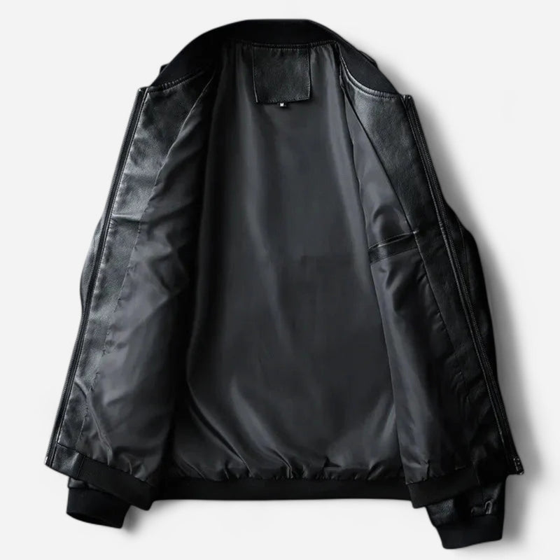 Québec Élégance Jacket Ralf - Élégante veste en cuir premium pour un style intemporel