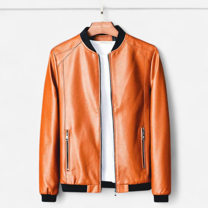 Québec Élégance Jacket Ralf - Élégante veste en cuir premium pour un style intemporel