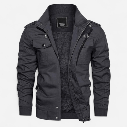 Québec Élégance Jacket Tommy - Élégante veste coupe-vent pour toutes les saisons