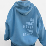 Québec Élégance Jade - Hoodie confort et style oversized en rose pastel