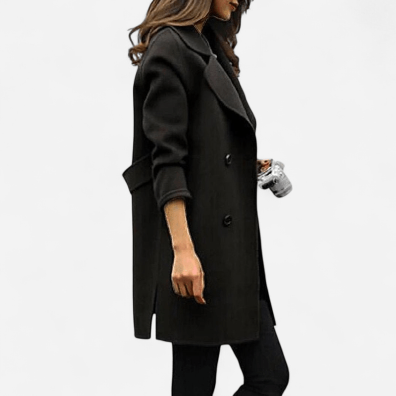 Québec Élégance Jane - Manteau indémodable pour femme au style élégant