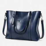 Québec Élégance Leather bags Hazel - Sac fourre-tout élégant en matériau doux et spacieux
