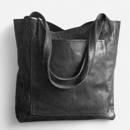 Québec Élégance Leather bags Ilse - Sac en cuir élégant avec compartiments spacieux