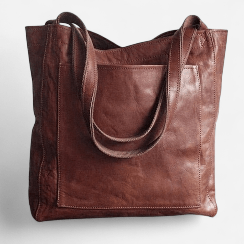 Québec Élégance Leather bags Ilse - Sac en cuir élégant avec compartiments spacieux