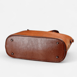 Québec Élégance Leather bags Jamy - Sac à main en cuir vintage élégant et pratique
