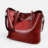 Québec Élégance Leather bags Jamy - Sac à main en cuir vintage élégant et pratique
