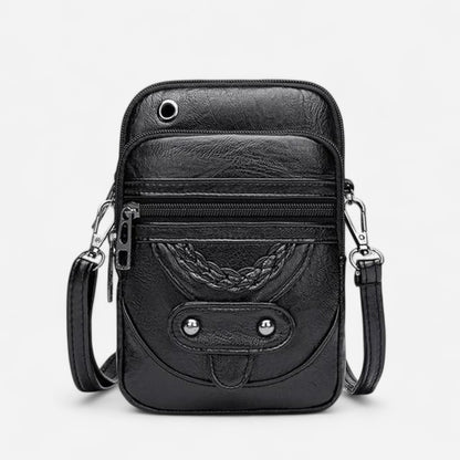 Québec Élégance Leather bags Velicia - Sac à bandoulière vintage en cuir élégant et pratique