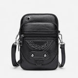 Québec Élégance Leather bags Velicia - Sac à bandoulière vintage en cuir élégant et pratique