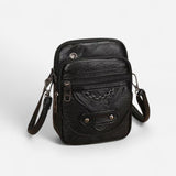 Québec Élégance Leather bags Velicia - Sac à bandoulière vintage en cuir élégant et pratique