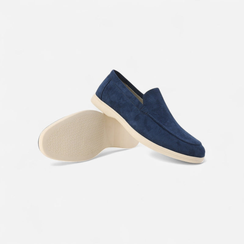 Québec Élégance Loafers Salvatore - Mocassins en Daim Élégants et Confortables pour Homme