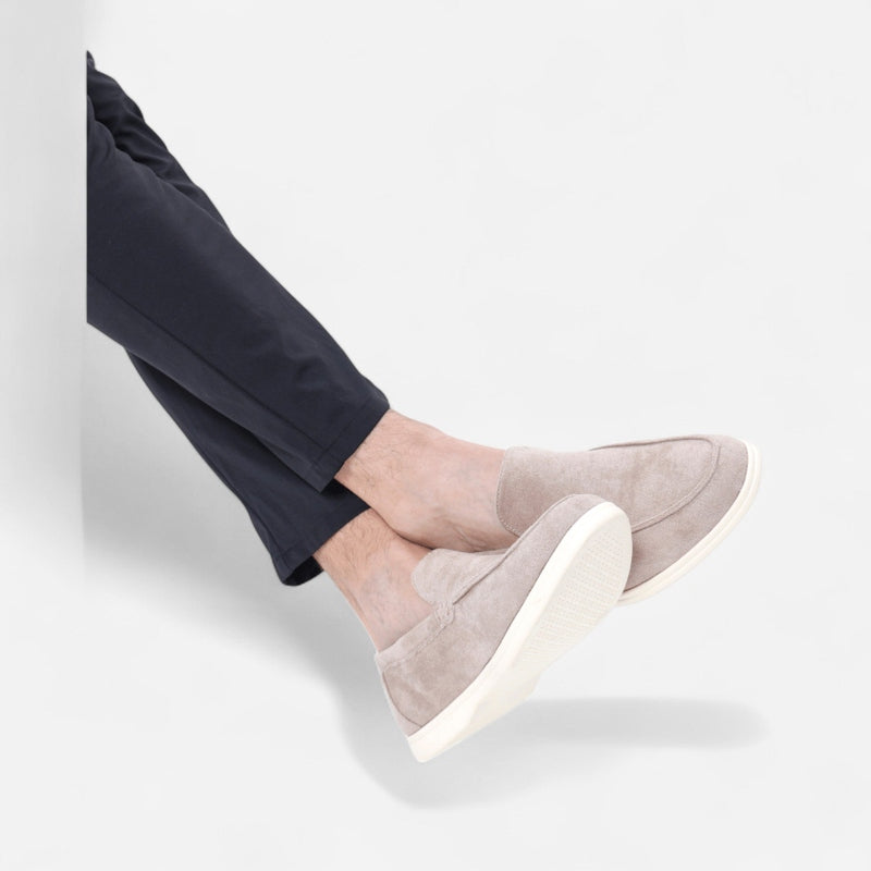 Québec Élégance Loafers Salvatore - Mocassins en Daim Élégants et Confortables pour Homme