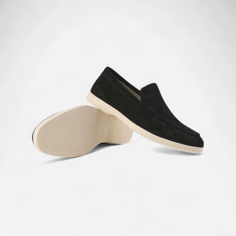 Québec Élégance Loafers Salvatore - Mocassins en Daim Élégants et Confortables pour Homme