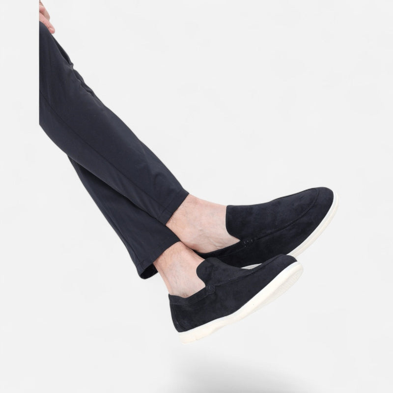 Québec Élégance Loafers Salvatore - Mocassins en Daim Élégants et Confortables pour Homme