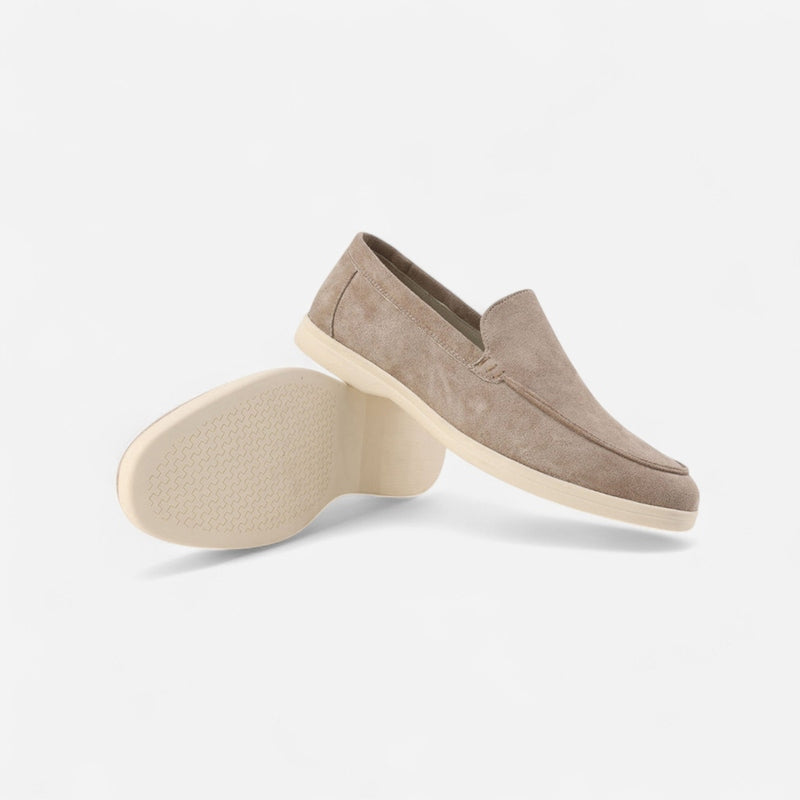 Québec Élégance Loafers Salvatore - Mocassins en Daim Élégants et Confortables pour Homme