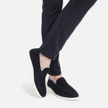Québec Élégance Loafers Salvatore - Mocassins en Daim Élégants et Confortables pour Homme