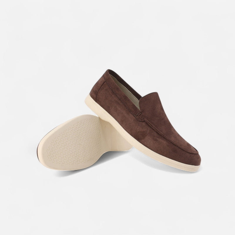 Québec Élégance Loafers Salvatore - Mocassins en Daim Élégants et Confortables pour Homme