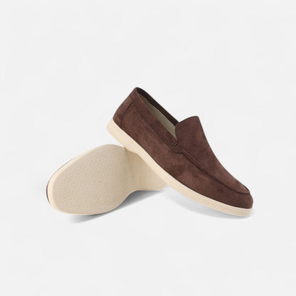 Québec Élégance Loafers Salvatore - Mocassins en Daim Élégants et Confortables pour Homme
