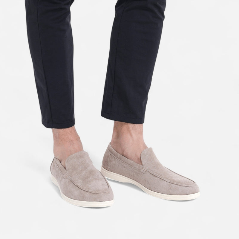 Québec Élégance Loafers Salvatore - Mocassins en Daim Élégants et Confortables pour Homme