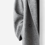 Margot - Manteau d'affirmation élégant en gris oversize