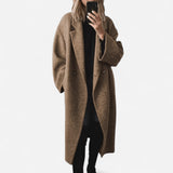 Margot - Manteau d'affirmation élégant en gris oversize